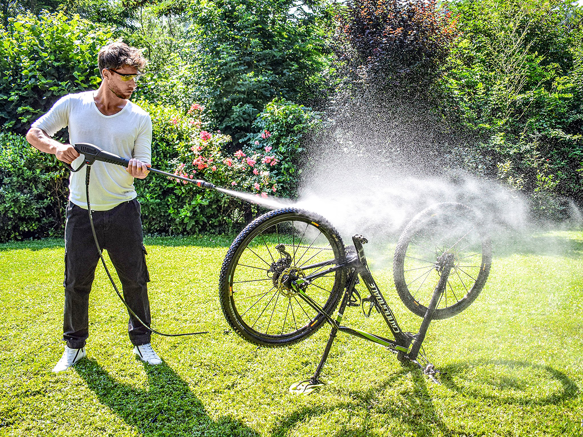 Bicycle deals pressure washer